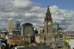 Manchester city skyline