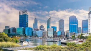 Perth city skyline